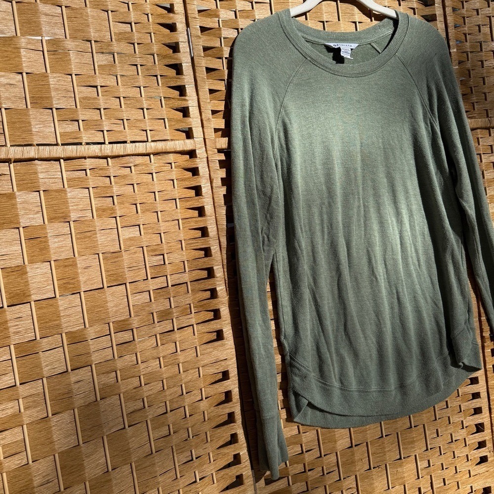 Athleta Green Sweater Women's Small TALL - Picture 3 of 6